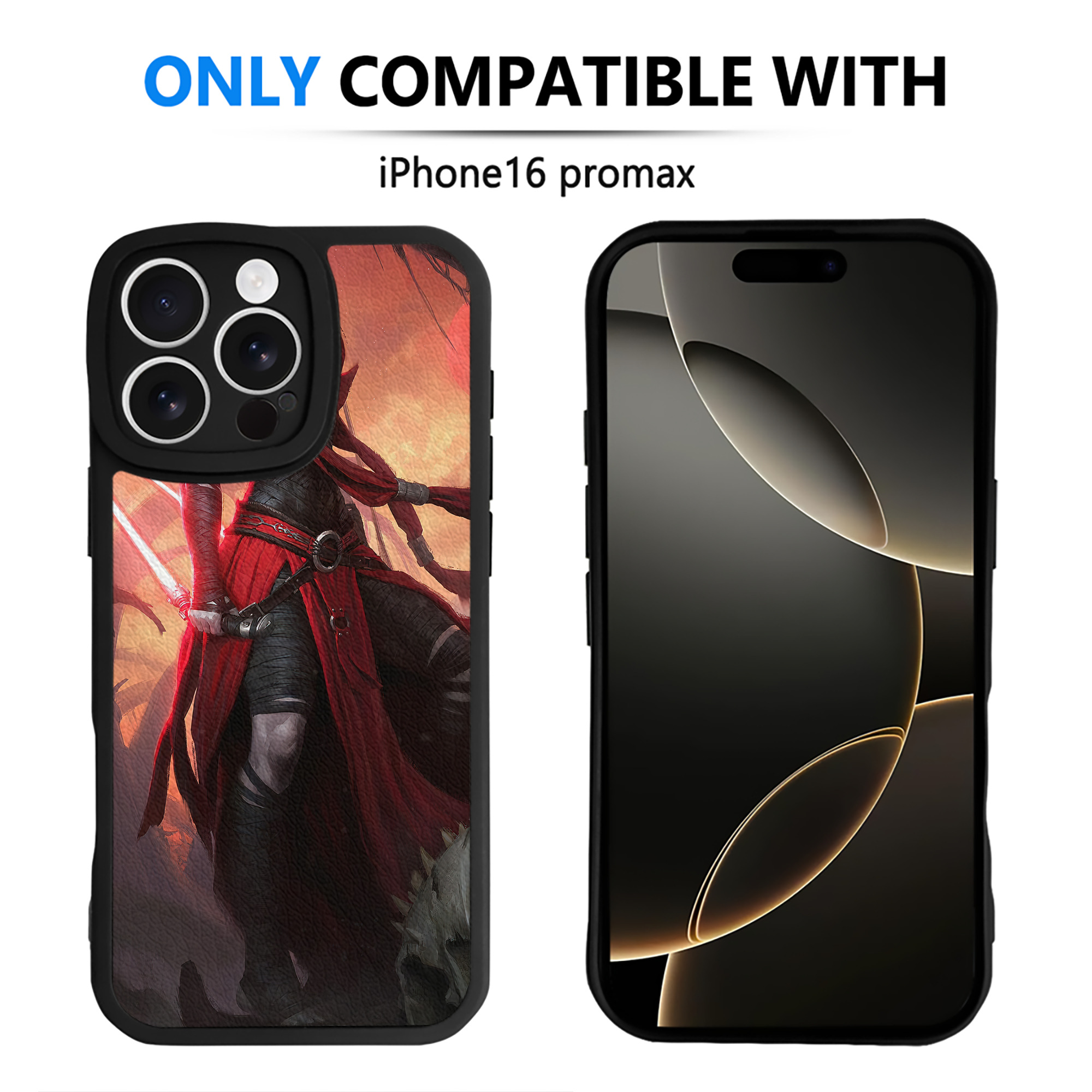 （画像用） スター・ウォーズ Star Wars 【iPhone 16シリーズ対応】シリコンスマホケース（レザー調） 材質：シリコン